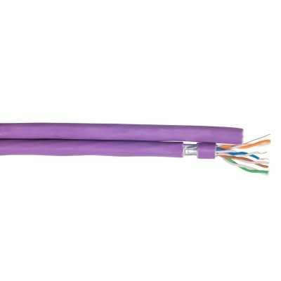CABLE CATEGORIE 6A U/FTP 2x4P VIOLET 525MHZ 10G T500