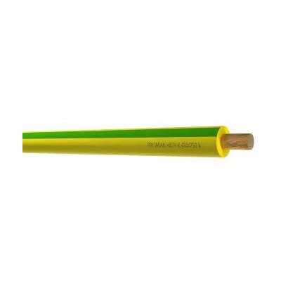 FIL HO7VU 2,5 VERT/JAUNE RIGIDE