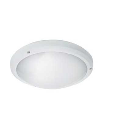 PLAFONNIER DEIMOS BLANC LED 14W 1200LM 4000K CL.2 IP65 IK10 850°C***
