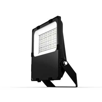 PROJ.LED FL15 NOIR 100W 13500LM 4°K IP66 IK08 OPTIQUE ASYMET.65°x120°