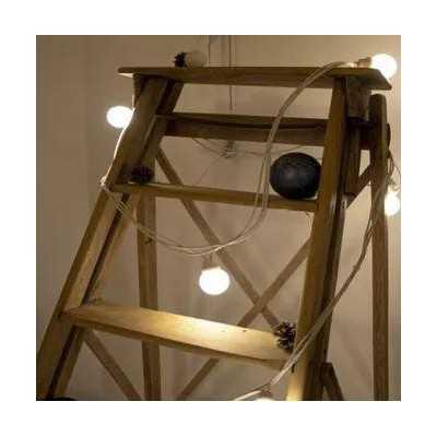 Guirlande Ampoules Tradition 5m 10ampoules LED blanc chaud Cb Bl 230V