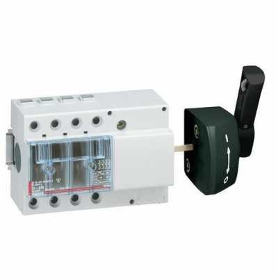 VISTOP 4P 63A COMMANDE LATERALE NOIRE