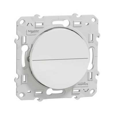 ODACE BLANC POUSSOIR DE VOLETS 2 BOUTONS (MONTEE-DESCENTE)