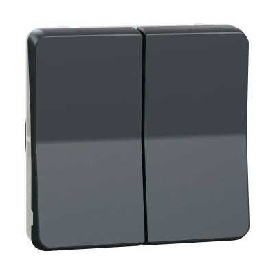 MUREVA ANTHRACITE COMPOSABLE DOUBLE VA ET VIENT IP55 IK07