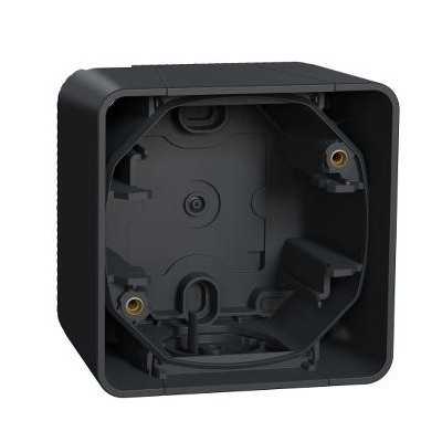 MUREVA ANTHRACITE COMPOSABLE SAILLIE BOITIER 1P IP55 IK07