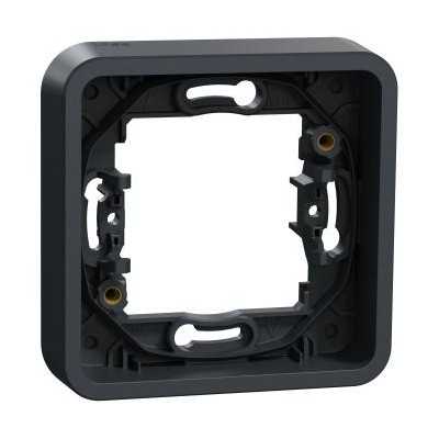 MUREVA ANTHRACITE COMPOSABLE ENCASTRE CADRE 1P IP44 IK08