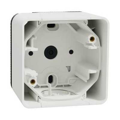 MUREVA BLANC COMPOSABLE SAILLIE BOITIER 1P IP55 IK07