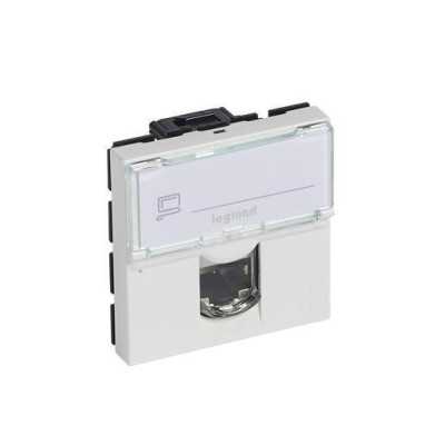 MOSAIC PRISE RJ45 CAT.6A STP 2M BLANC
