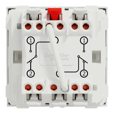 NEW UNICA BLANC DOUBLE VA ET VIENT 10A 2M