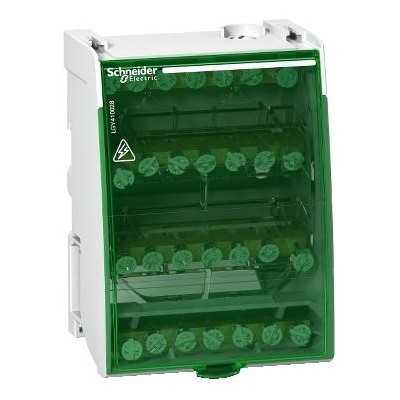 REPARTITEUR ETAGE TETRAPOLAIRE Linergy DS 100A 4x7 TROUS