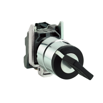 BOUTON A CLE 455 HARMONY XB4 Ø22 2 POS. A RAP. RETR. G 1F VIS 