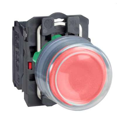 BOUTON POUSSOIR HARMONY XB5 CAPUCHONNE 10 Ø22 ROUGE