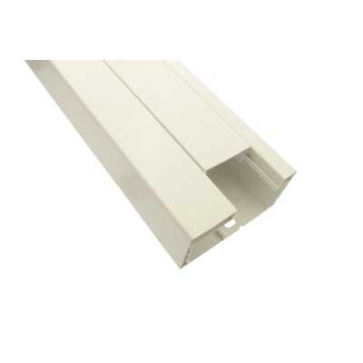 GOULOTTE SYS45 100X50 - 1 COMPARTIMENT L2M CARTON 16M/8LG BLANC 9010