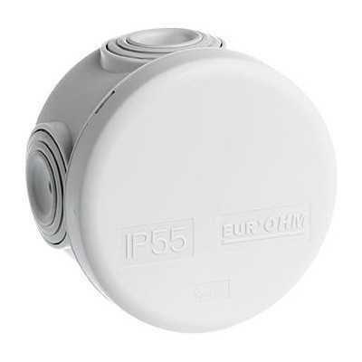 BOITE DERIVATION RONDE Ø60X40 4 ENTREES - IP55 - 960°C