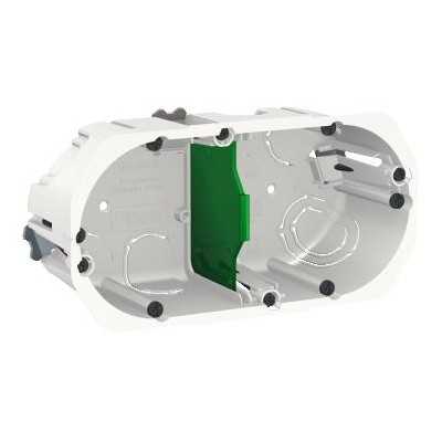 BOITE ENC.MULTIFIX DOUBLE ENTRAXE 71MM P50MM Ø67MM