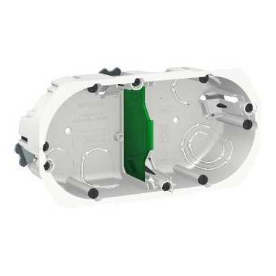 BOITE ENC.MULTIFIX DOUBLE ENTRAXE 71MM P40MM Ø67MM