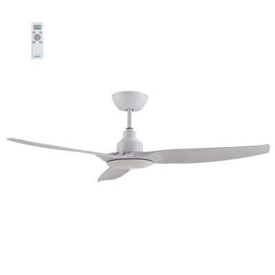 BRASSEUR D'AIR FANDC52 DC 3 PALES ABS BLANC Ø132cm TELECDE 5 VIT.