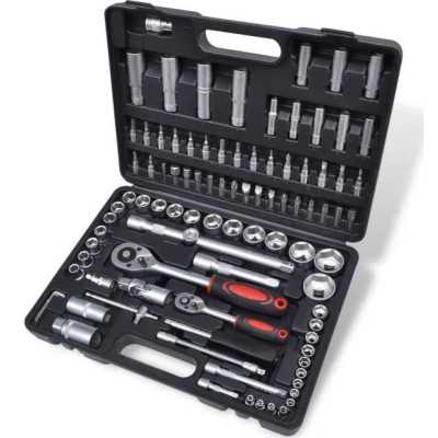 COFFRET DOUILLES 1/2" - 1/4" - 94 PIECES METALWORKS