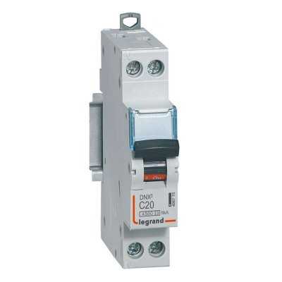 DISJ DNX³ N+20A COURBE C 4,5-6KA (AR.HAUT VIS / DEP.BAS VIS)
