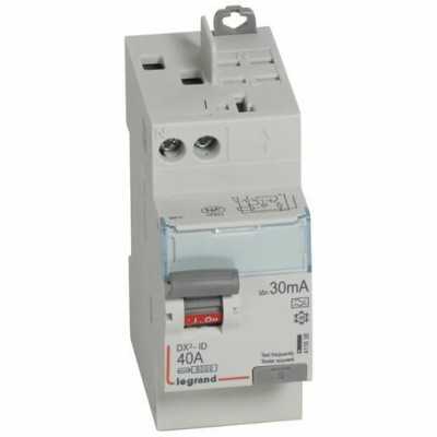 INTER DIFF DX³-ID 2P 40A 30MA TYPE A (AR.HAUT VIS / DEP.HAUT AUTO)