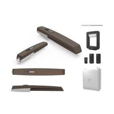 KIT PORTAIL A BATTANTS VERRIN FIRSTLINE 2,2M 24V 2 MOT.