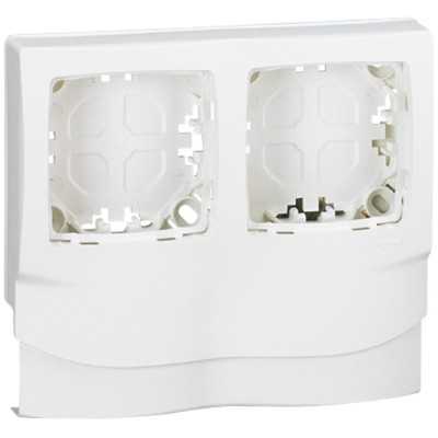 ACCES.MOULURE DLP 20/32/40x12,5 - CADRE APPAREILLAGE SAILLIE 2 POSTES