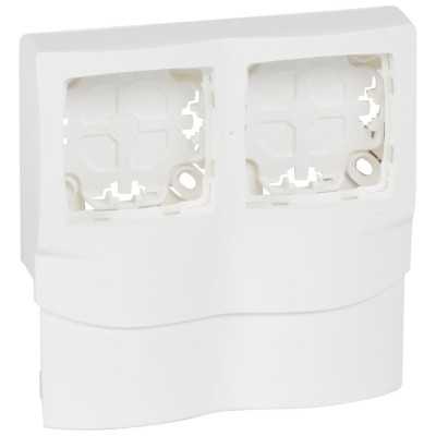 ACCES.MOULURE DLP 32/40/60x16 - CADRE APPAREILLAGE SAILLIE 2 POSTES