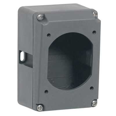 HYPRA BOITIER REVERSIBLE SIMPLE POUR PRISE 3P+T, 3P+N+T 16A PLA