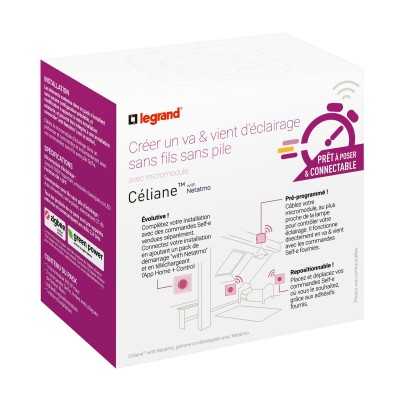 CELIANE WITH NETATMO BLANC PRET A POSER 2 CDES S/FIL + MICROMODULE