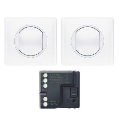 CELIANE WITH NETATMO BLANC PRET A POSER 2 CDES S/FIL + MICROMODULE