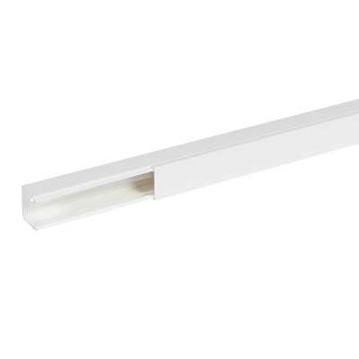 GOULOTTE VIADIS 40x40 BLANC L-2m (Carton 36m/18 long)