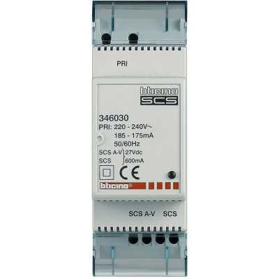 ALIM MODULAIRE COMPACTE AVEC ADAPTATEUR VIDEO INTEGRE MyHOME_Up 2M