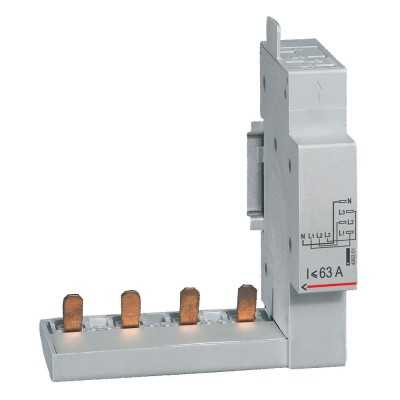 MODULE DE RACCORDEMENT PAR PEIGNE DX³ DX³-ID DX³-IS BORNE AUTO 4P63A