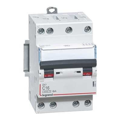 DISJ DX³ 4P C16A 4,5/6KA - 3M