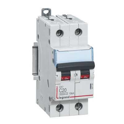 DISJ DX³ 2P C20A 6/10KA