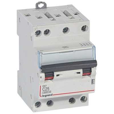 DISJ DX³ 4P C25A 6/10KA - 3M