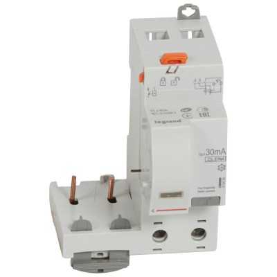 BLOC DIFF DX³ 2P 40A F 30mA POUR DISJ.1 MODULE PAR POLE - VIS