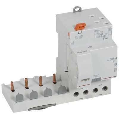 BLOC DIFF DX³ 4P 63A AC 30mA POUR DISJ.1 MODULE PAR POLE - AUTO