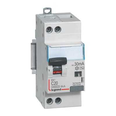 DISJ DIFF DX³ 1P+N C20A 4,5/6KA AC 30mA