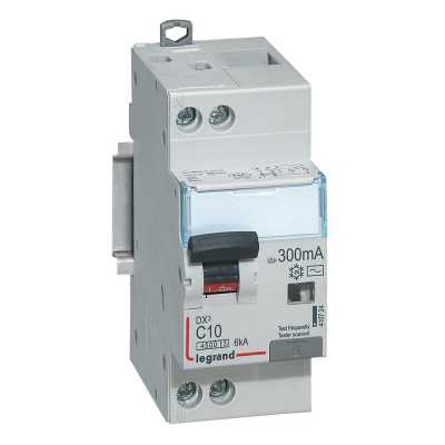 DISJ DIFF DX³ 1P+N C10A 4,5/6KA AC 300mA