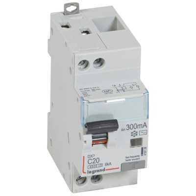 DISJ DIFF DX³ 1P+N C20A 4,5/6KA AC 300mA