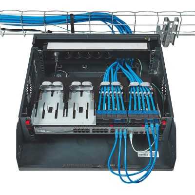 PACK COFFRET VERTICAL TERTIARE DE PROXIMIT2 LINKEO 19'' 6 LIENS RJ45