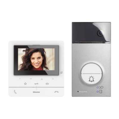 KIT PORTIER VIDEO COULEUR Classe 100 ECRAN 5'' PLATINE LINEA3000 NOIR