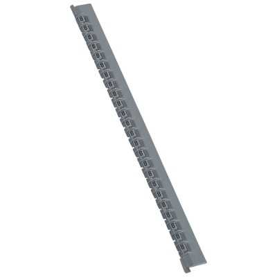 REPERE MEMOCAB CHIFFRE 8 FOND GRIS (Réglette x24 pcs)