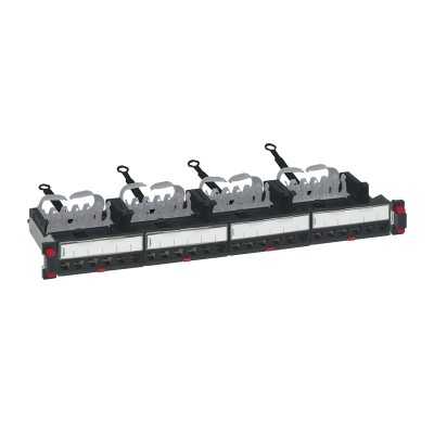 PANNEAUX DE BRASSAGE 1U LCS³ VIDE POUR 24 CONNECTEURS RJ45
