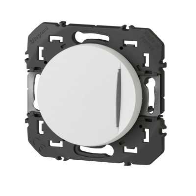 DOOXIE POUSSOIR LUMINEUX 6A BLANC (avec voyant 230V)