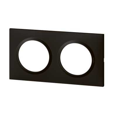 DOOXIE PLAQUE 2 POSTES NOIR VELOUR