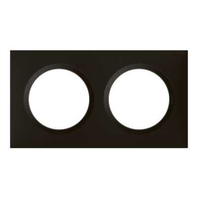 DOOXIE PLAQUE 2 POSTES NOIR VELOUR