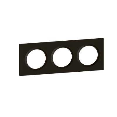 DOOXIE PLAQUE 3 POSTES NOIR VELOUR
