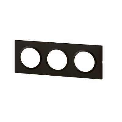 DOOXIE PLAQUE 3 POSTES NOIR VELOUR